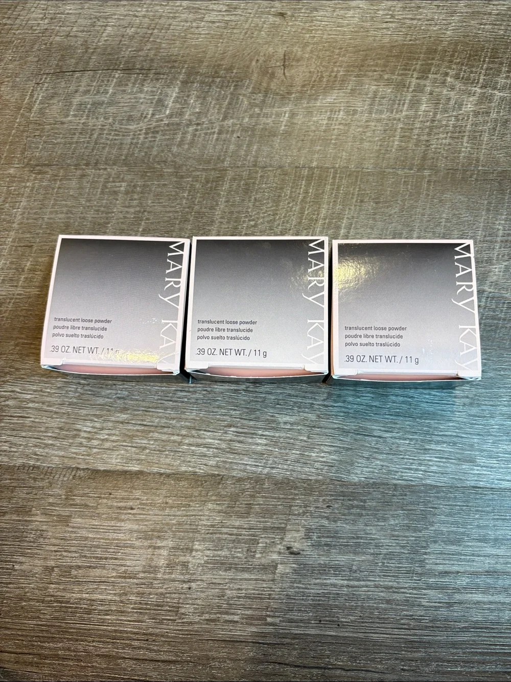 Mary Kay Translucent Loose Powder Set of 3 NIB